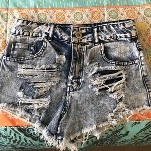 Hwy jean shorts. Size 1